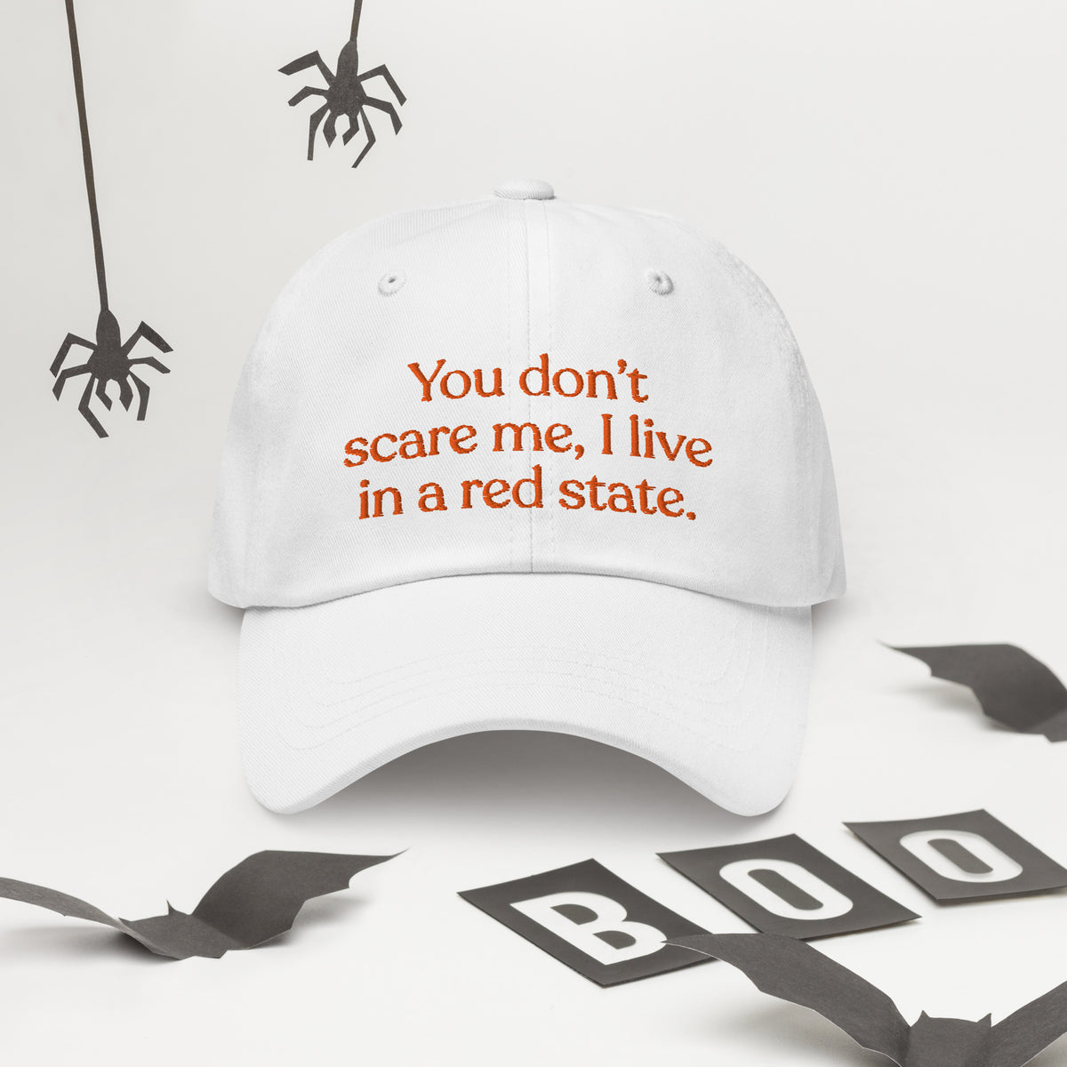 You Don’t Scare Me, I Live in a Red State Baseball Cap