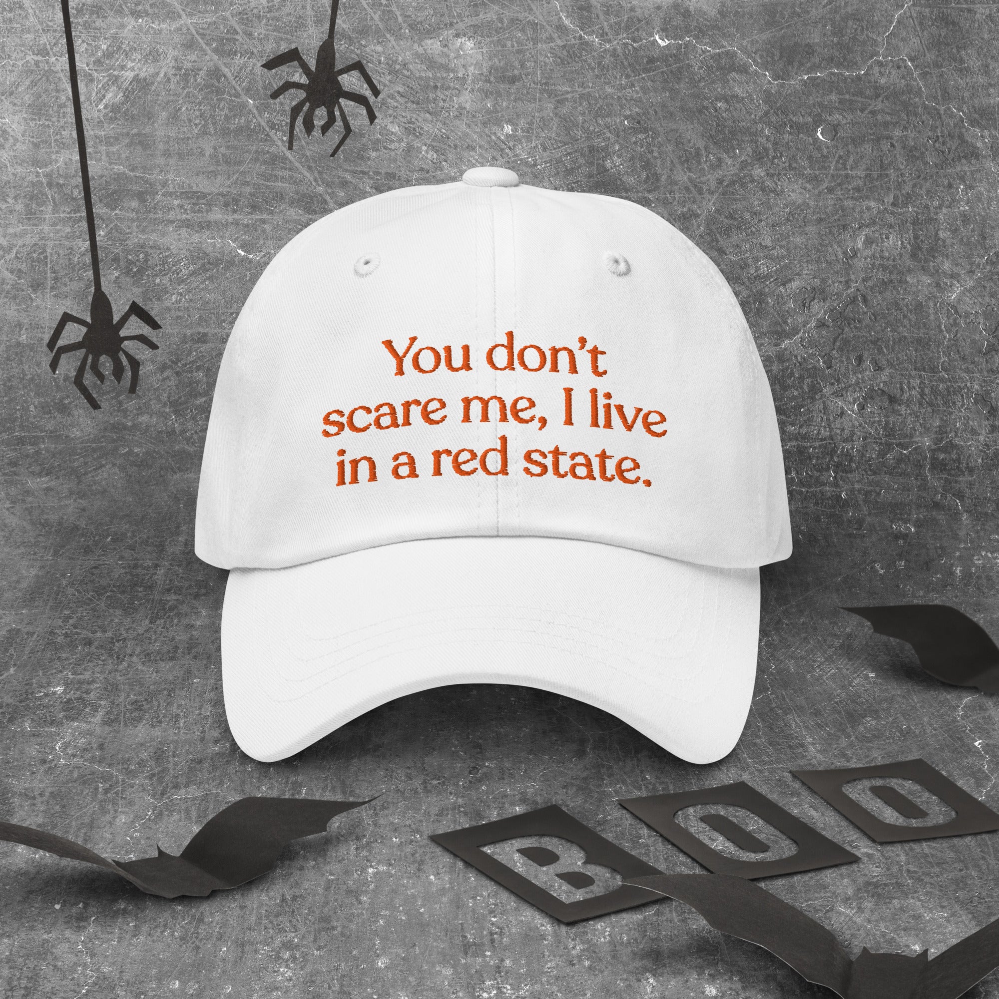 You Don’t Scare Me, I Live in a Red State Baseball Cap