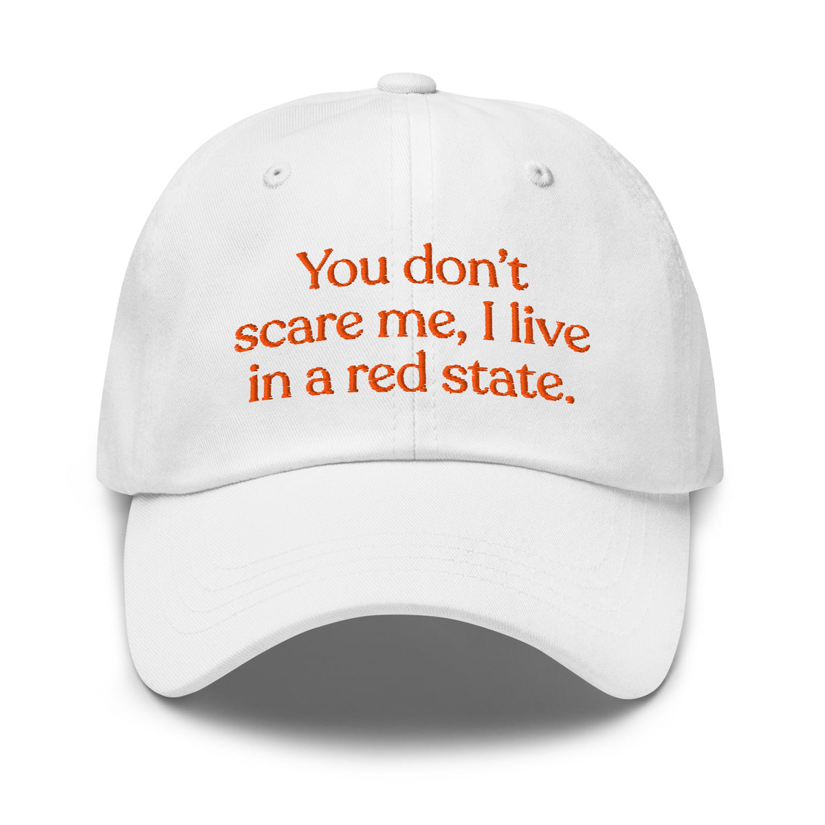 You Don’t Scare Me, I Live in a Red State Baseball Cap