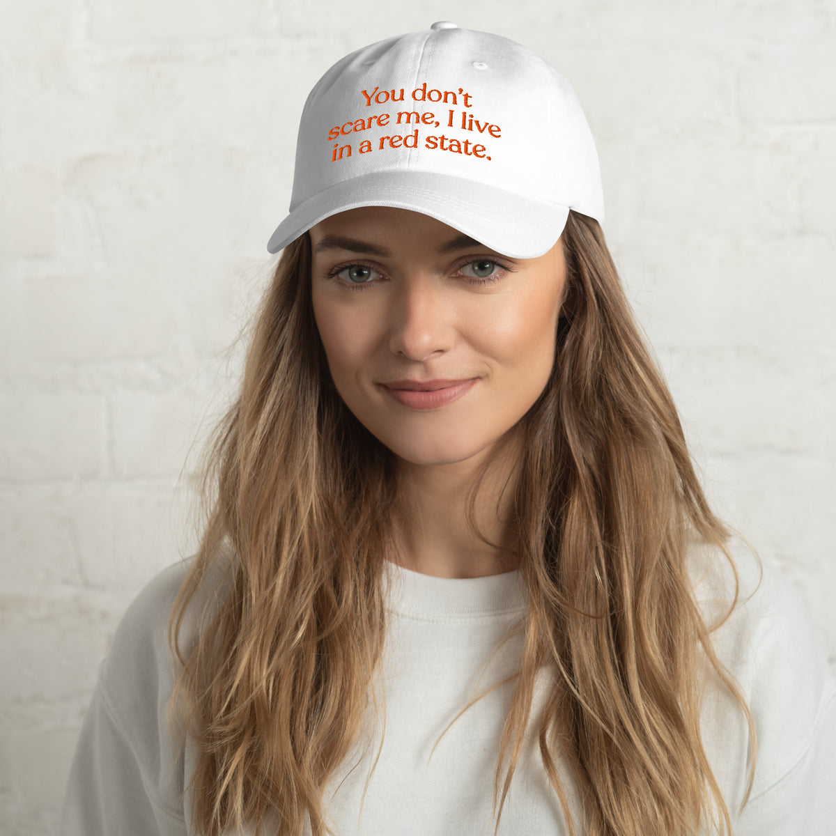 You Don’t Scare Me, I Live in a Red State Baseball Cap