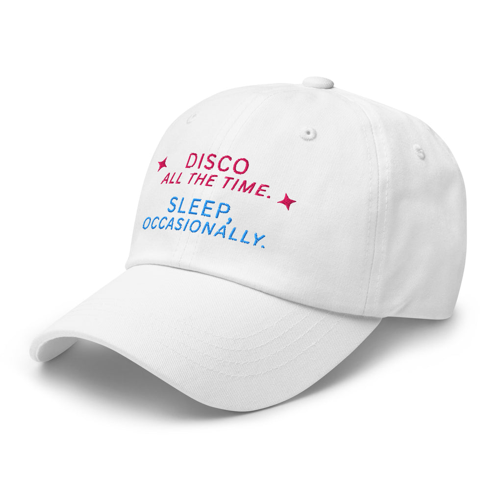 Disco All The Time. Sleep, Occasionally Baseball Cap