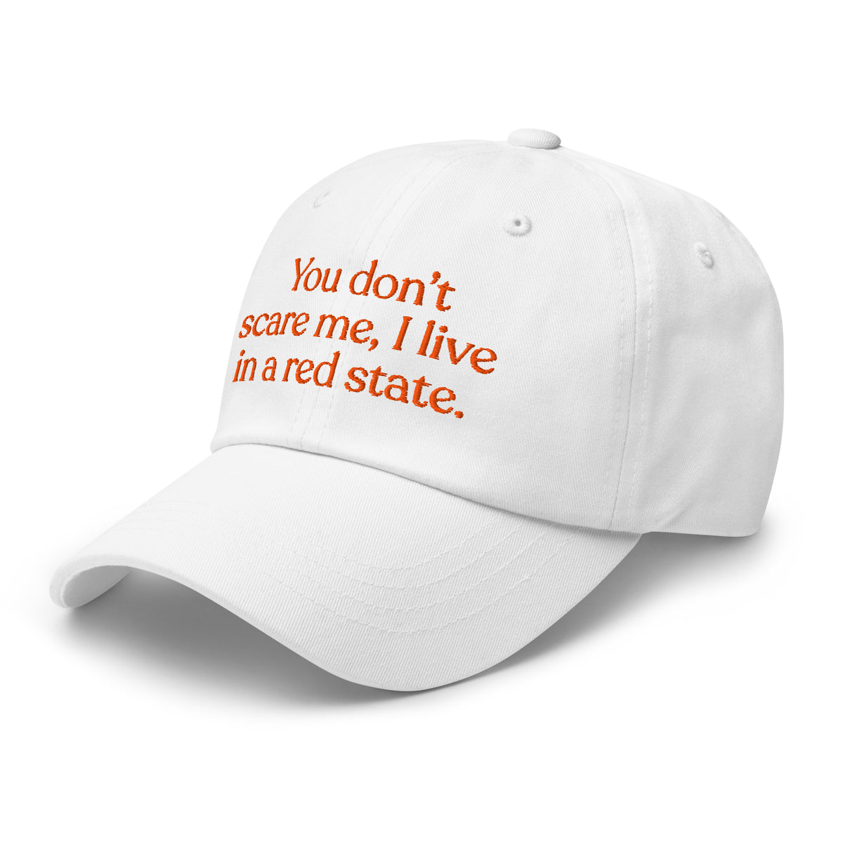 You Don’t Scare Me, I Live in a Red State Baseball Cap