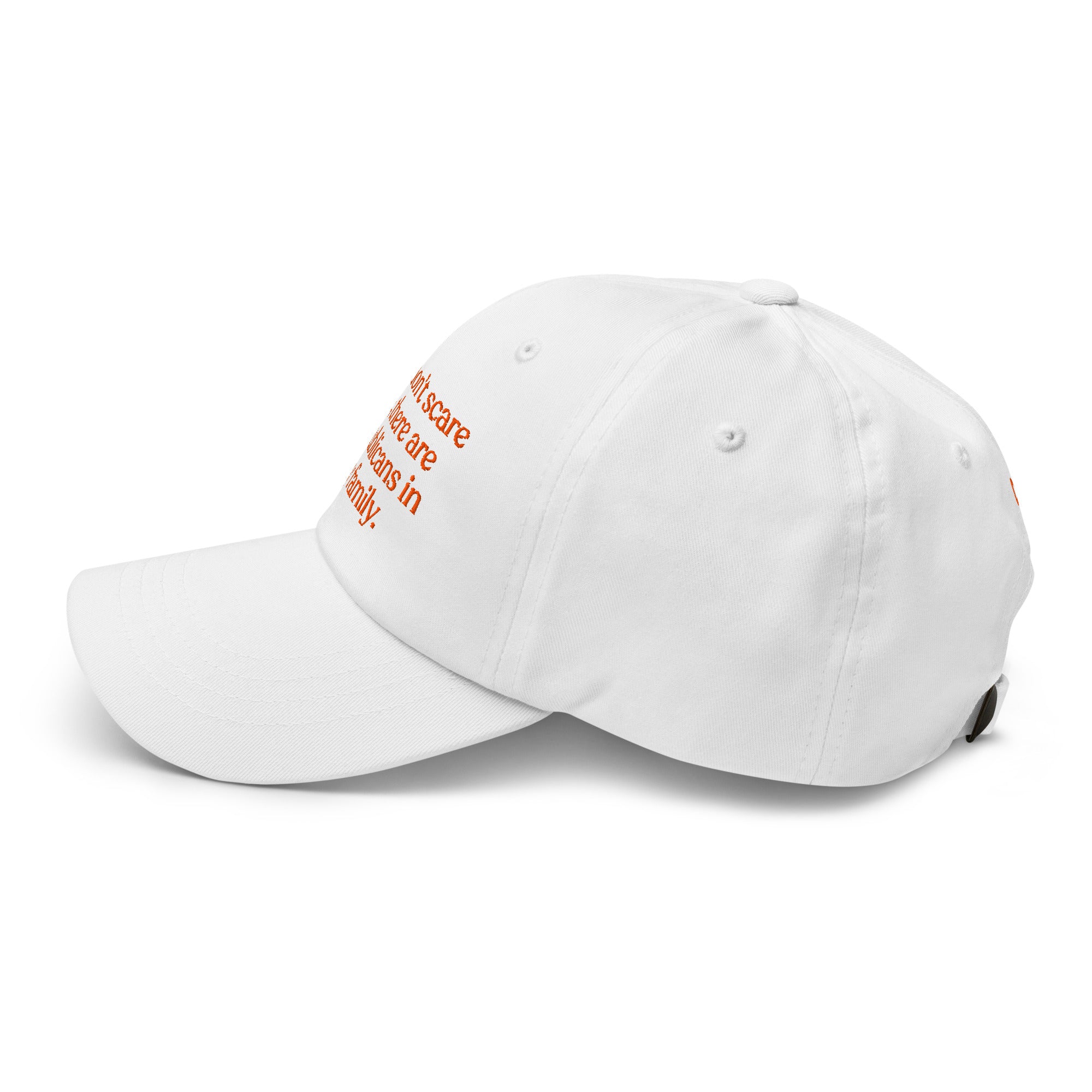 You Don’t Scare Me, There Are Republicans in My Family Baseball Cap