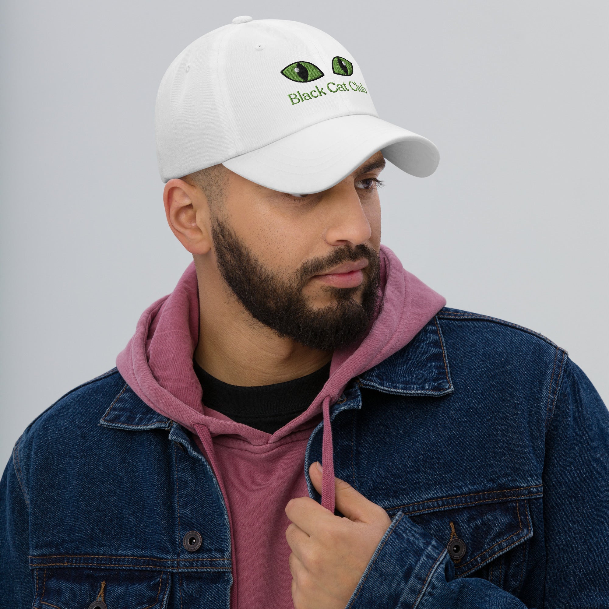 Black Cat Club | Green Eyes Baseball Cap