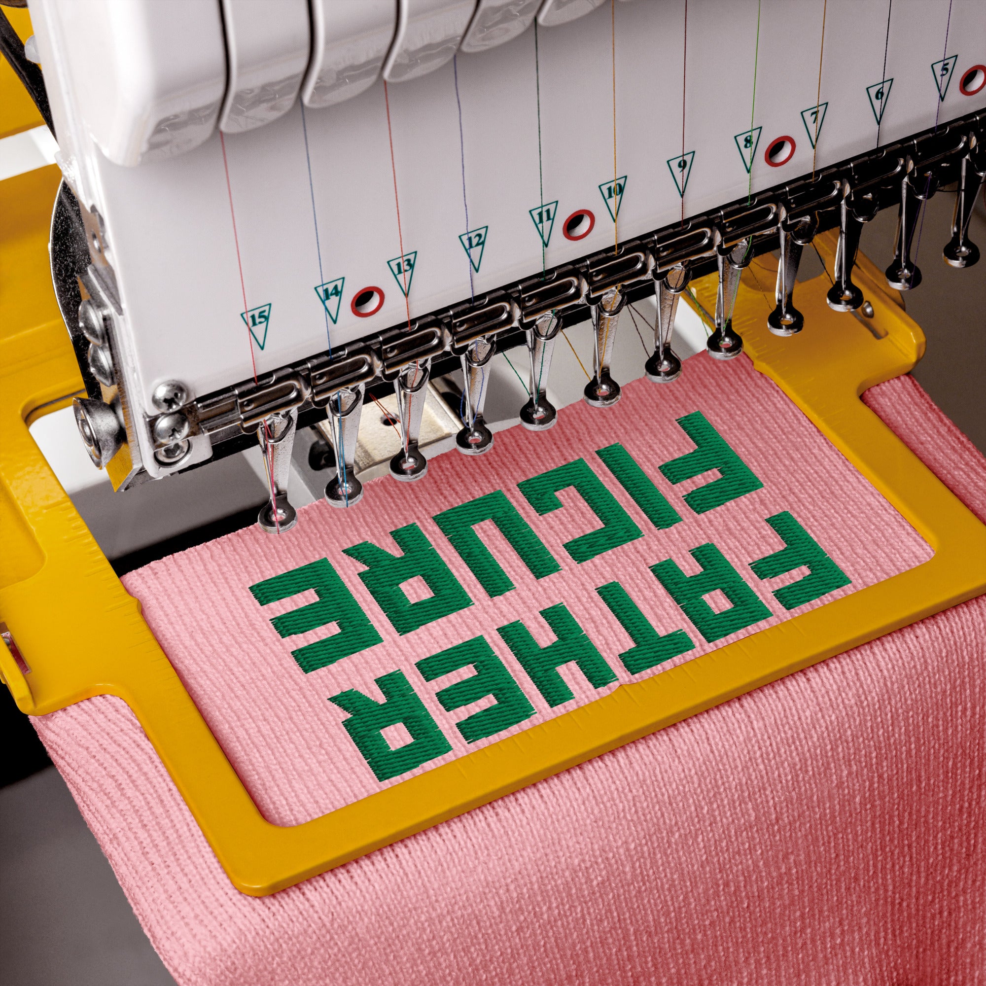 Father Figure Green Text Cuffed Beanie