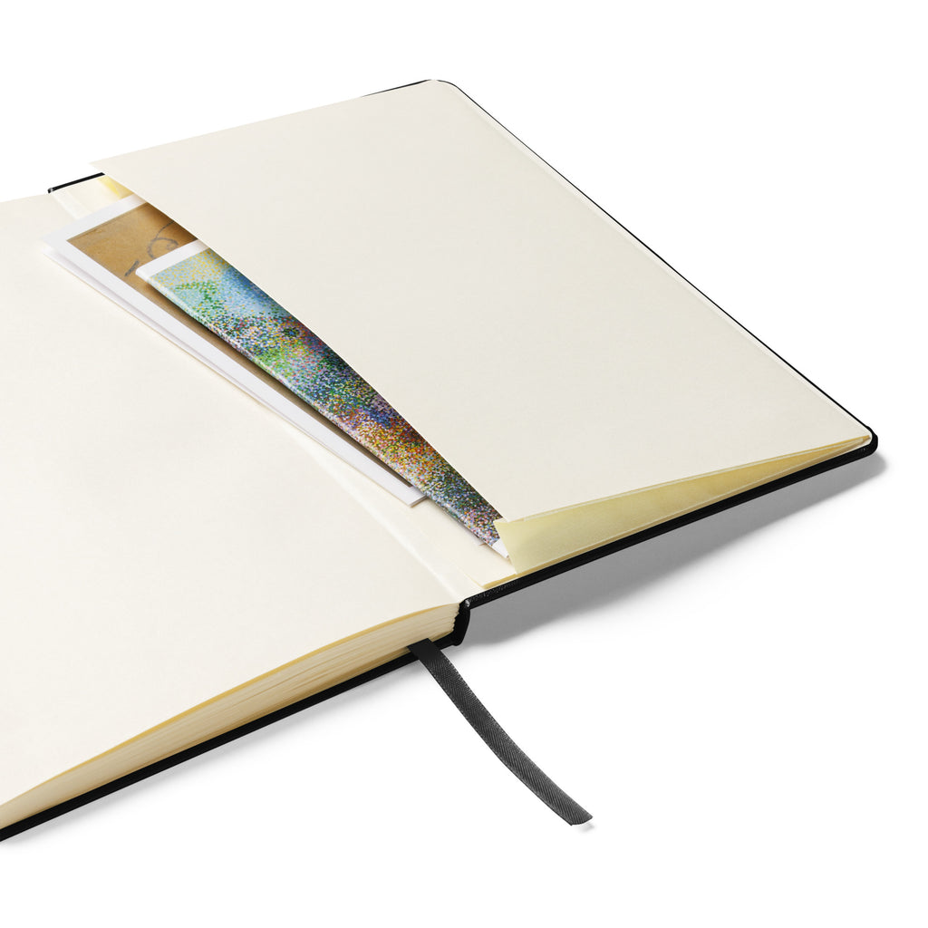 Boss Up Settle Down MLM Silver Rings Black Wedding Hardcover Bound Notebook