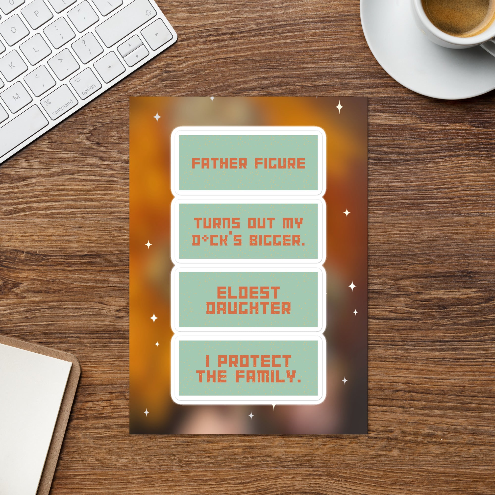 TLOAS | Showgirl Lyrics Banner Sticker Sheet