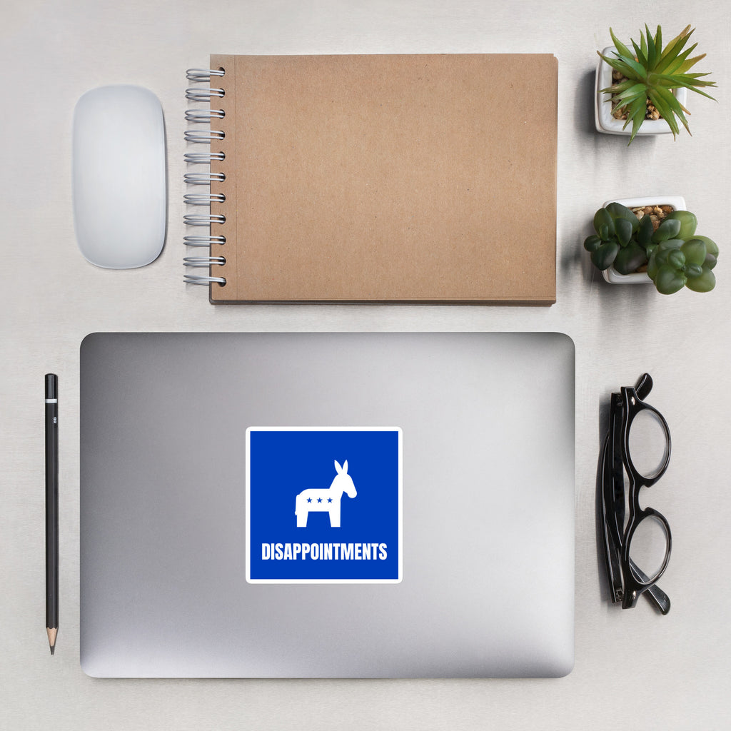 Disappointments (Democrats) Square Sticker