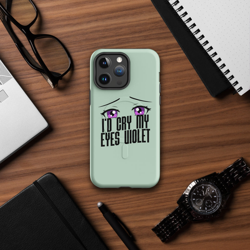 Cry My Eyes Violet MagSafe® Tough Case for iPhone®