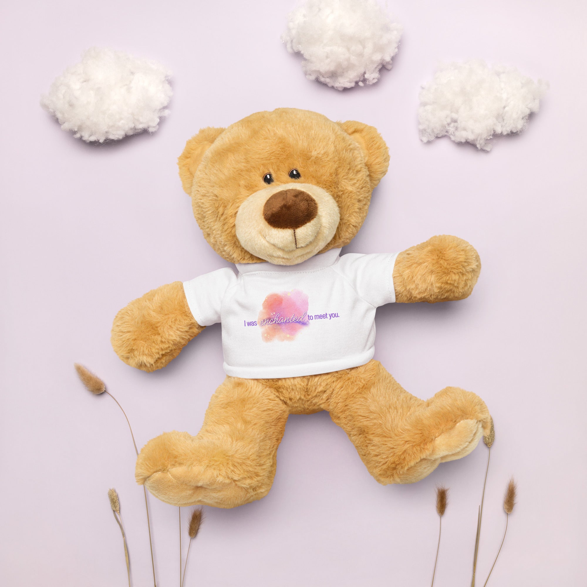Enchanted to Meet You | Cuddly Teddy Bear with Swiftie Shirt
