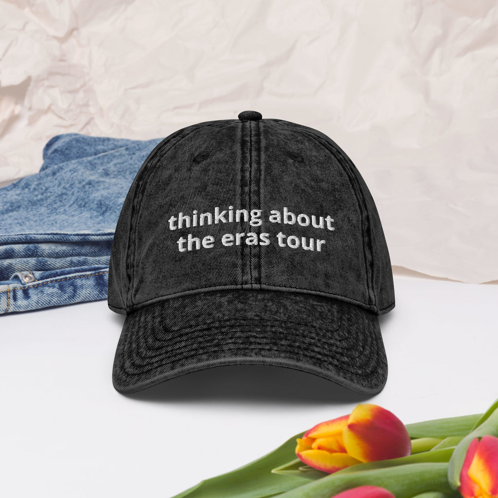 Thinking About The Eras Tour Vintage Cotton Twill Cap