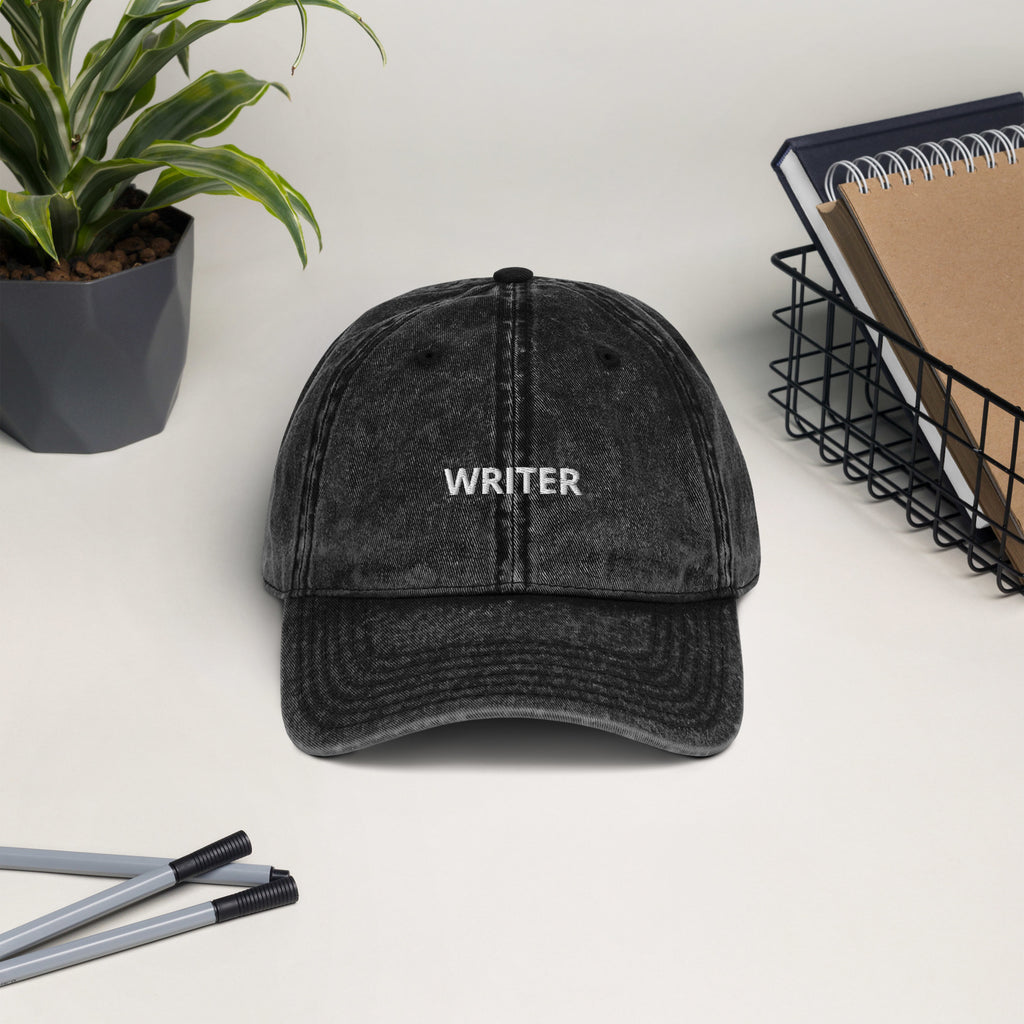 Writer Vintage Cotton Twill Cap