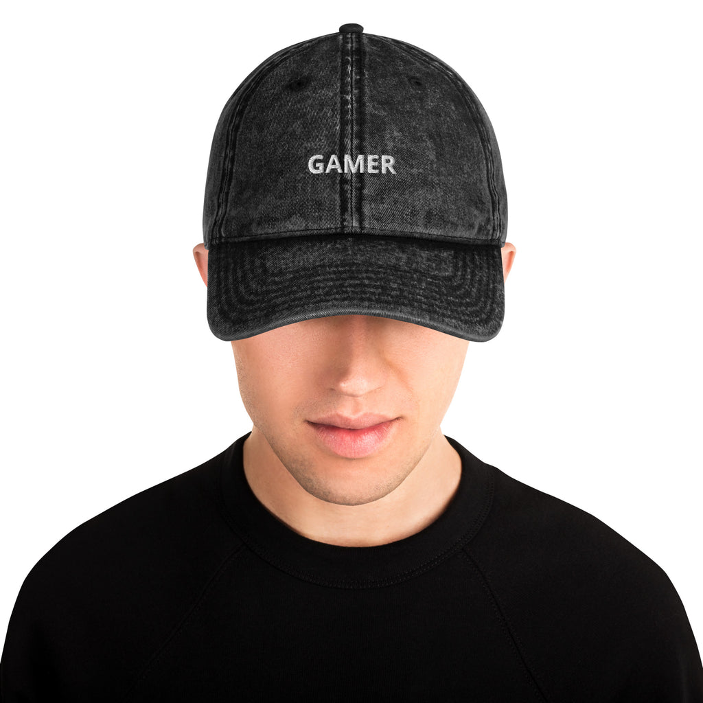 Gamer Vintage Cotton Twill Cap