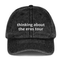 Thinking About The Eras Tour Vintage Cotton Twill Cap