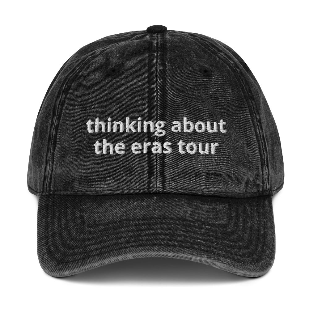 Thinking About The Eras Tour Vintage Cotton Twill Cap