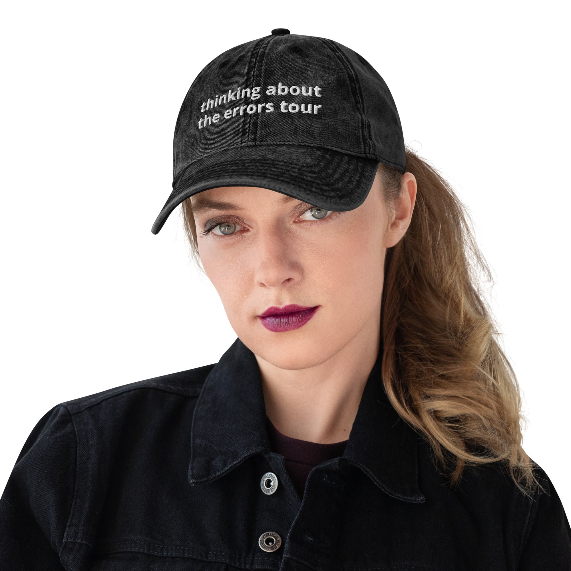 Thinking About The Errors Tour Vintage Cotton Twill Cap