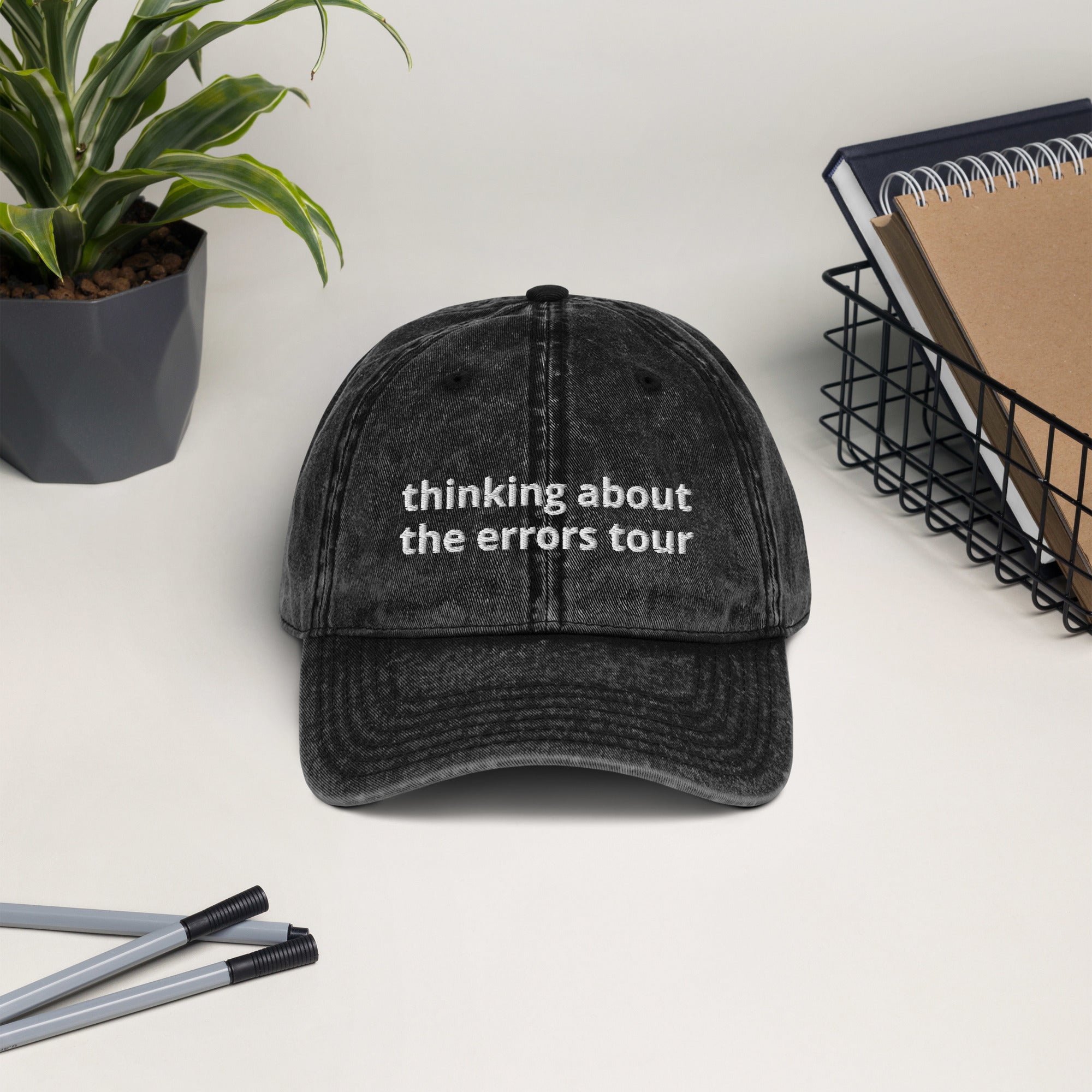 Thinking About The Errors Tour Vintage Cotton Twill Cap