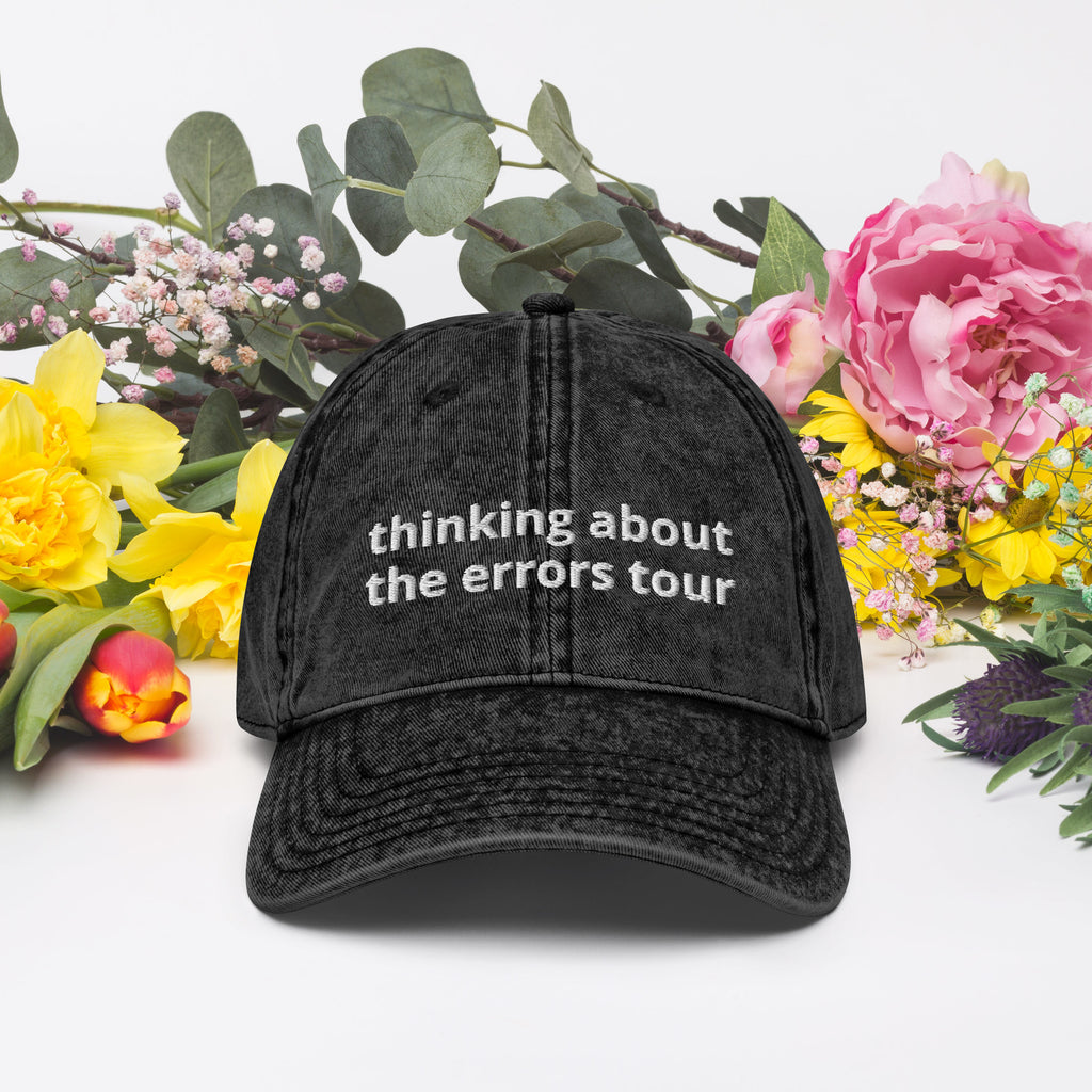 Thinking About The Errors Tour Vintage Cotton Twill Cap