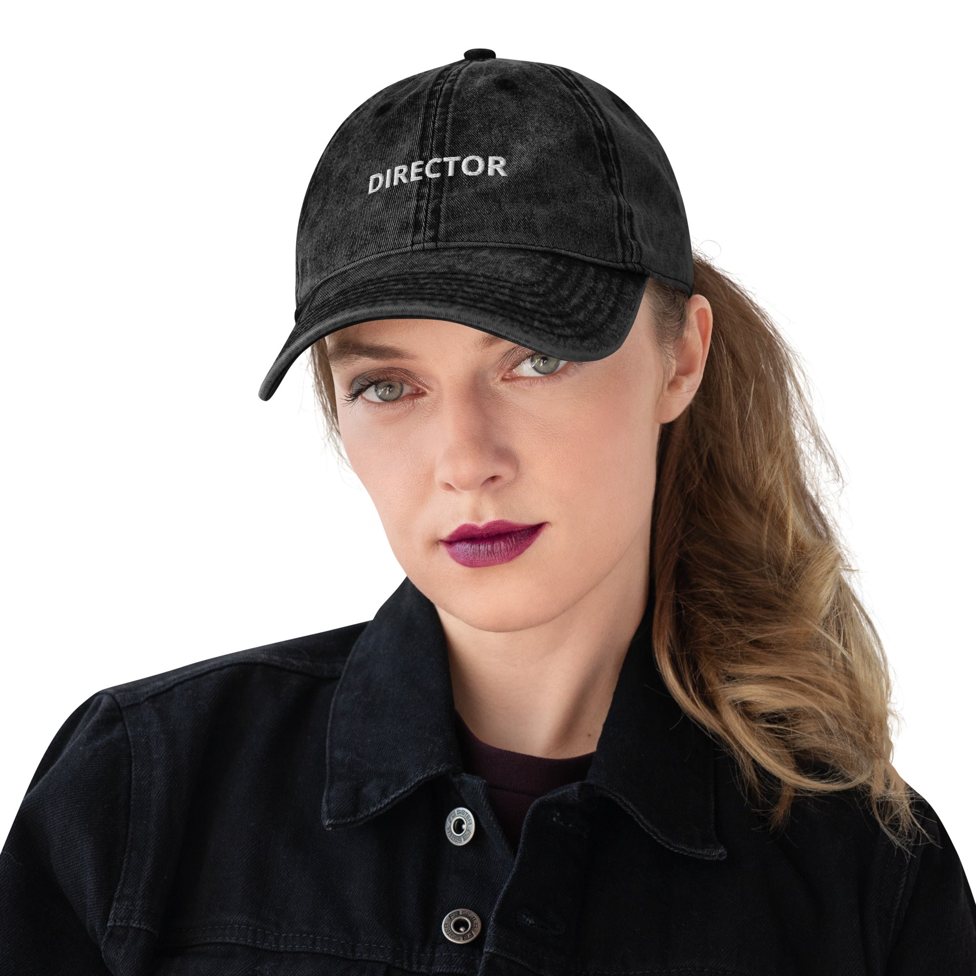 Director Vintage Cotton Twill Cap