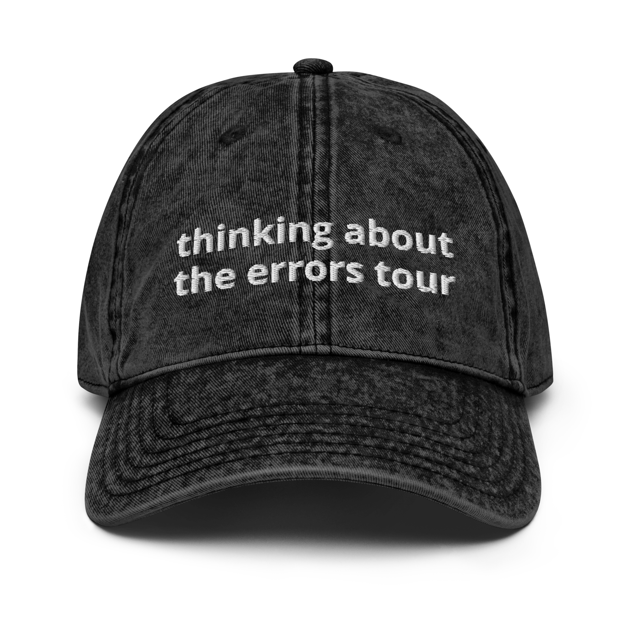 Thinking About The Errors Tour Vintage Cotton Twill Cap