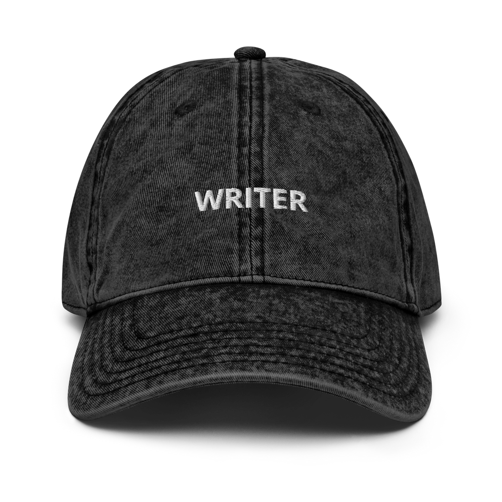 Writer Vintage Cotton Twill Cap