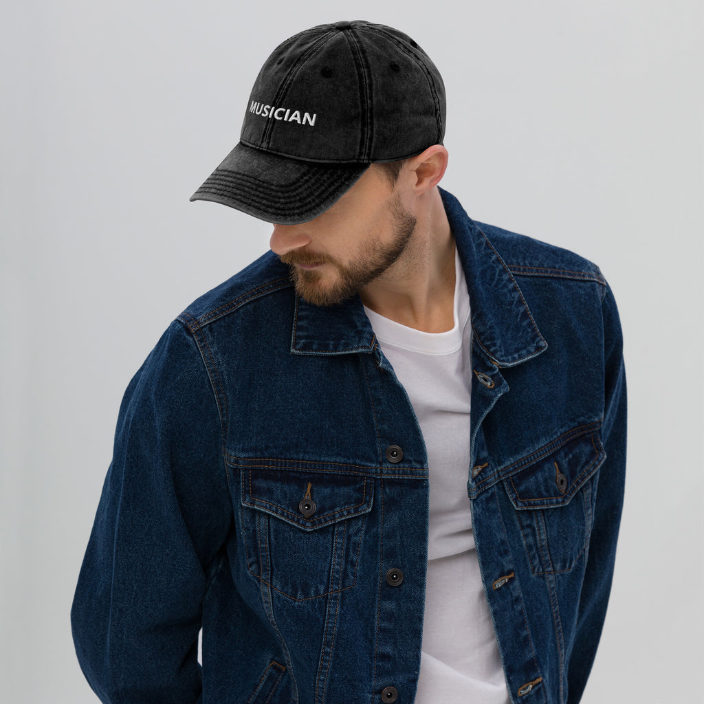 Musician Vintage Cotton Twill Cap