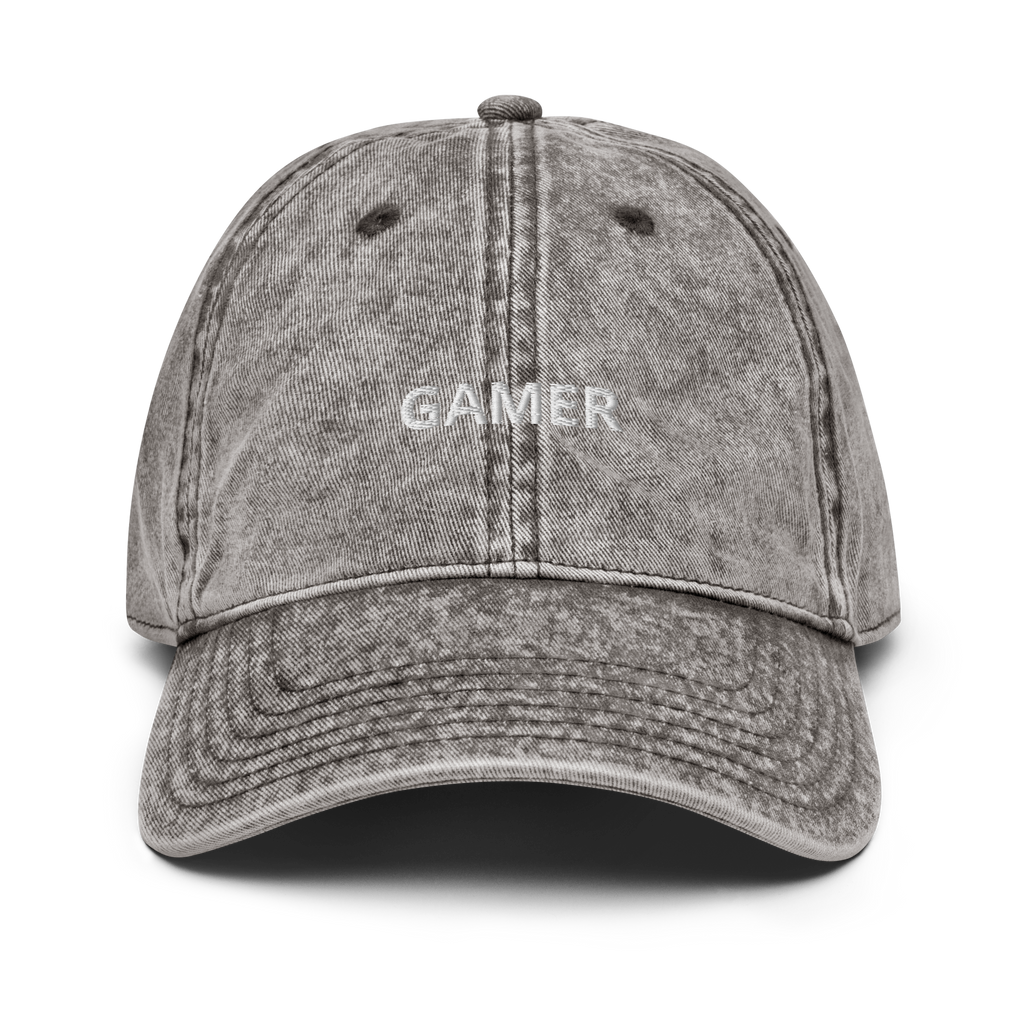 Gamer Vintage Cotton Twill Cap