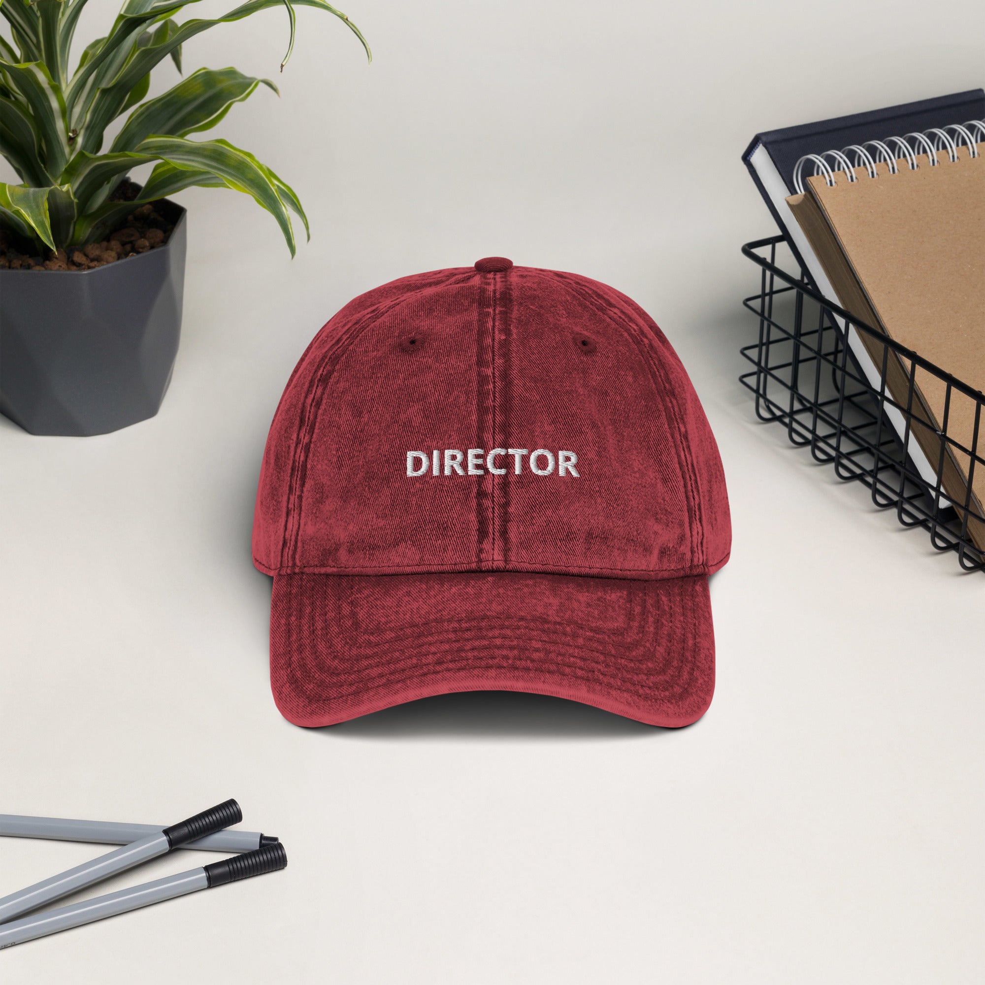 Director Vintage Cotton Twill Cap