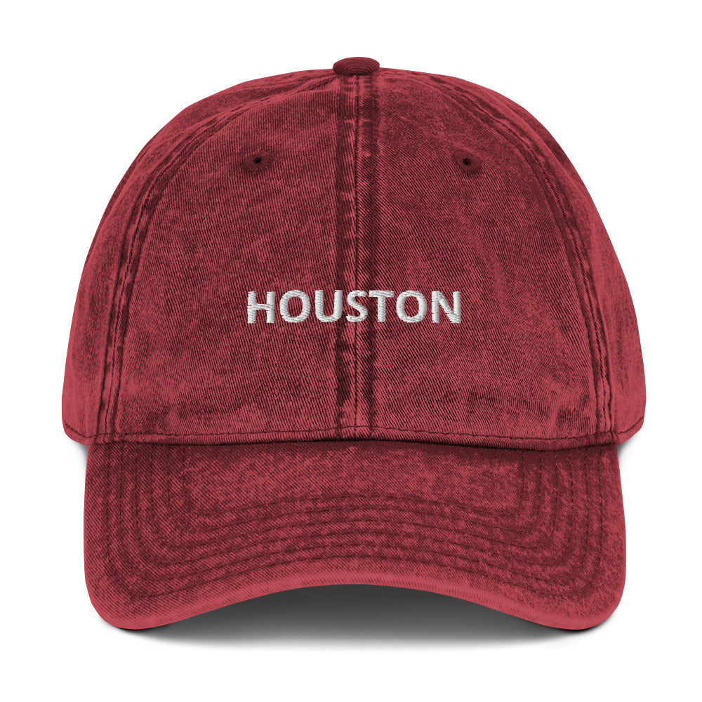 Houston Vintage Cotton Twill Cap