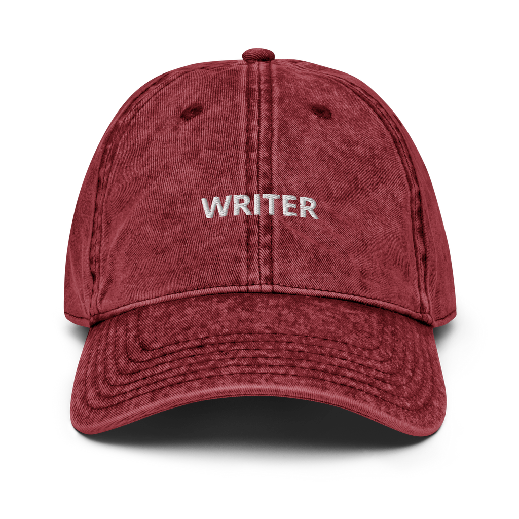 Writer Vintage Cotton Twill Cap