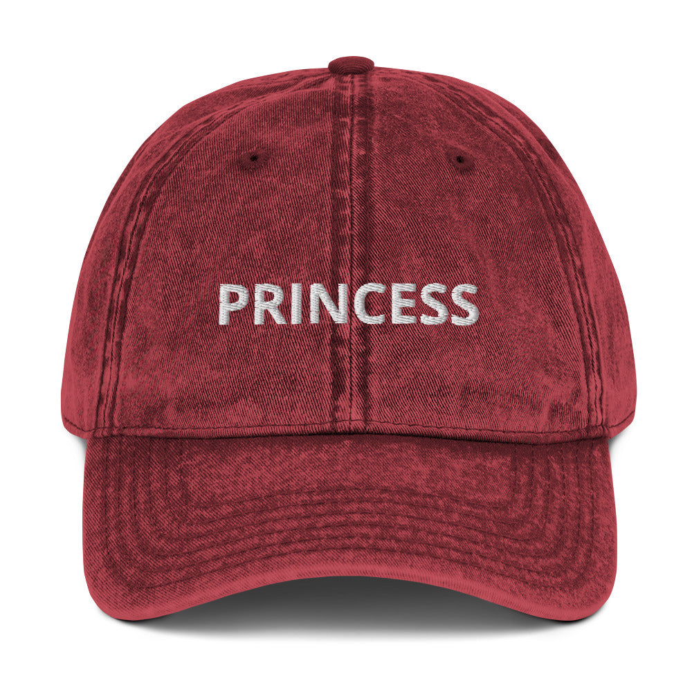 Princess Vintage Cotton Twill Cap