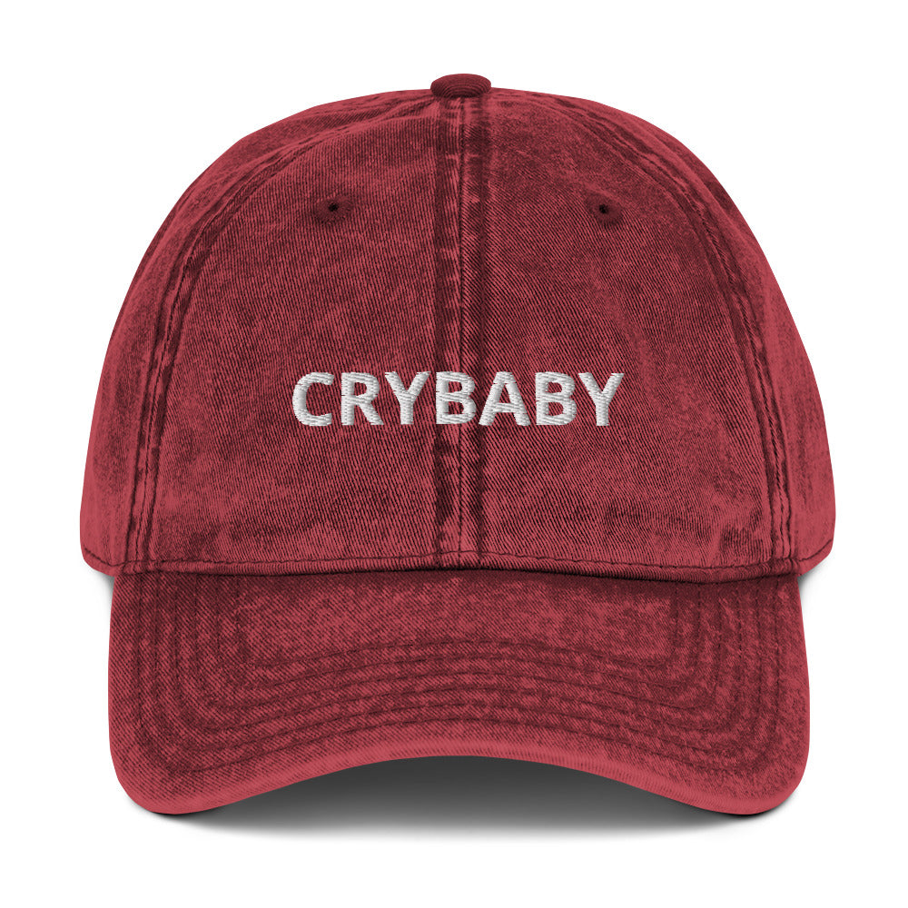 Crybaby Vintage Cotton Twill Cap