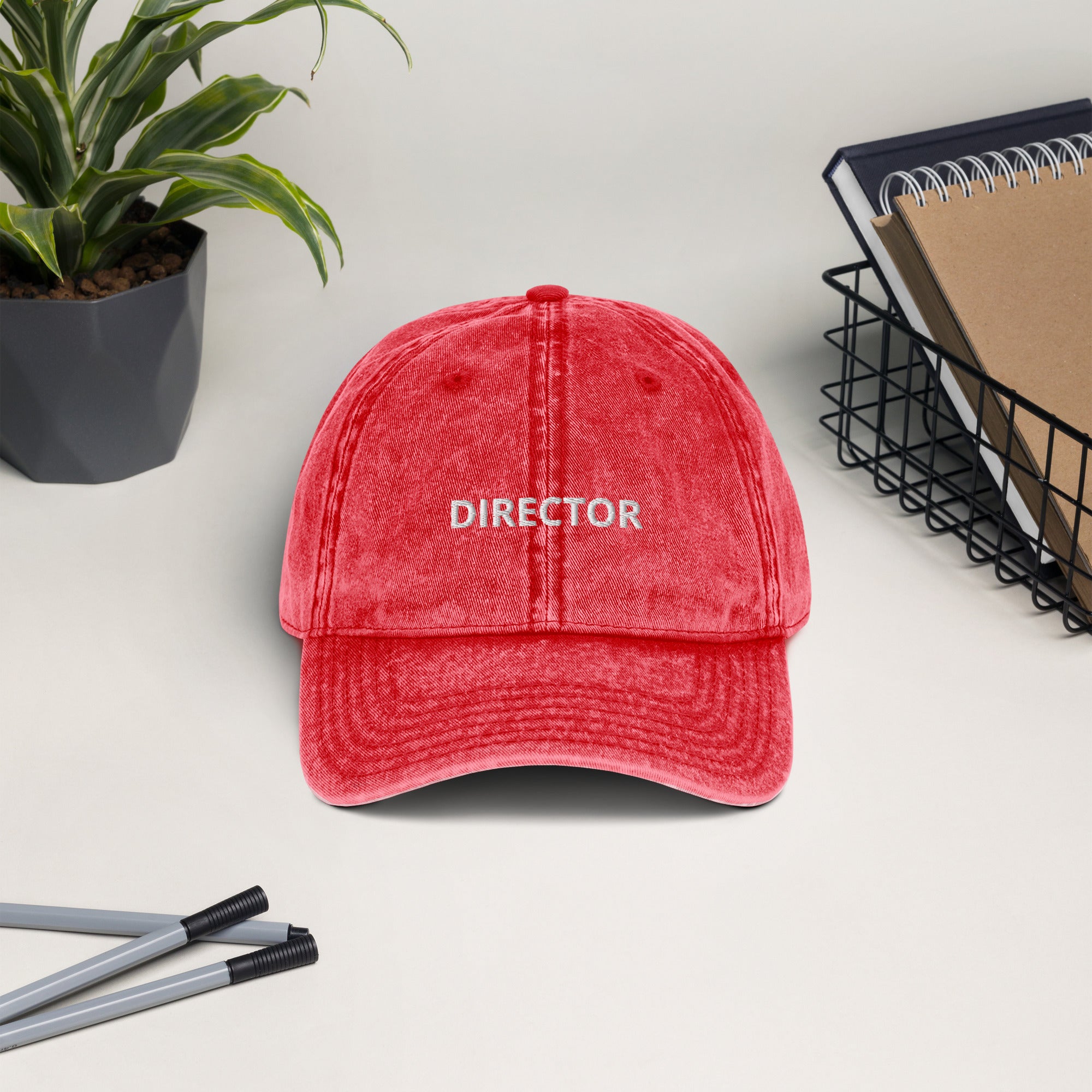 Director Vintage Cotton Twill Cap